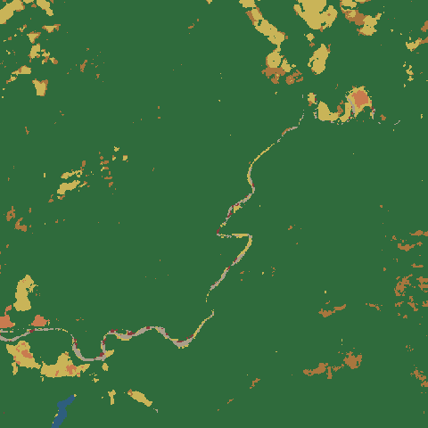 Land cover · ESA WorldCover 2021 — La Huerta, Región Costa Sur, Jalisco