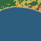 Land cover · ESA WorldCover 2021 — Los Santos, Panama