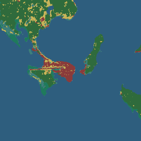 Land cover · ESA WorldCover 2021 — Bocas del Toro, 0101, Panama