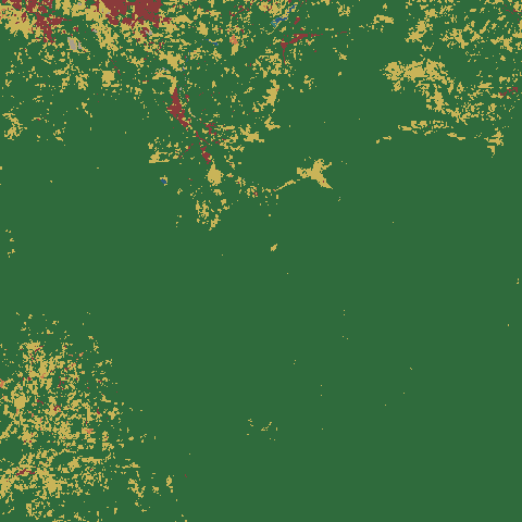 Land cover · ESA WorldCover 2021 — Orosi, Paraíso, Cartago Province