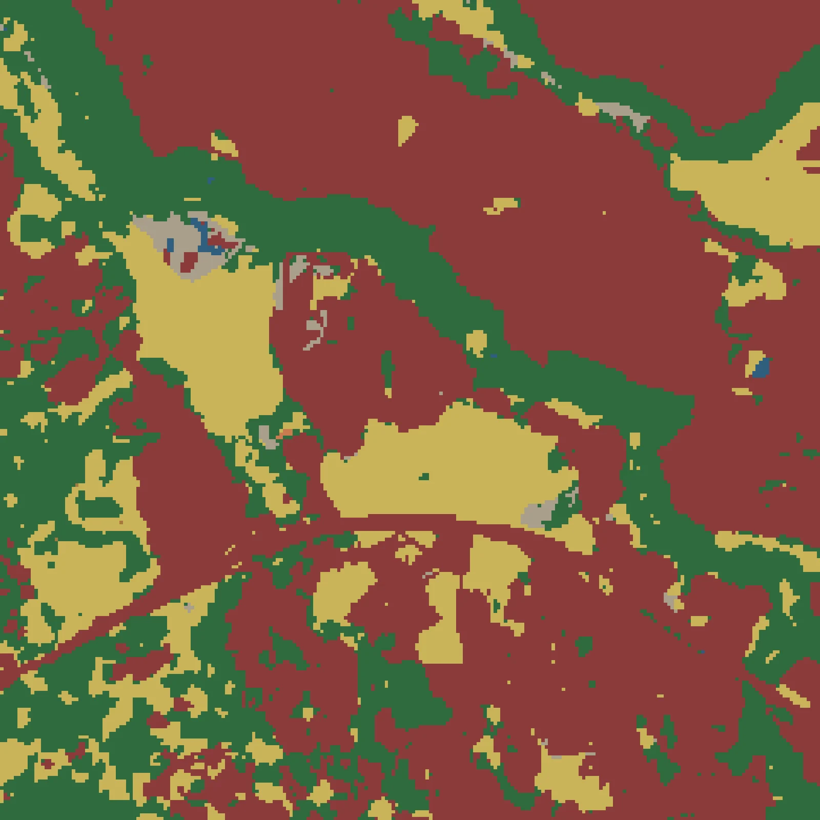 Land cover · ESA WorldCover 2021 — San Rafael, Escazú, San José