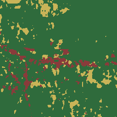 Land cover · ESA WorldCover 2021 — Palmichal, Acosta, San Jose Province
