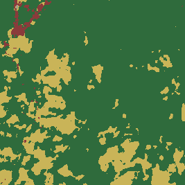 Land cover · ESA WorldCover 2021 — Santa Elena, Monteverde, Puntarenas Province